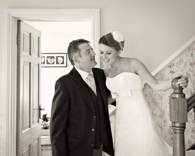 bride and father
